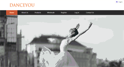 Desktop Screenshot of danceyou.cn
